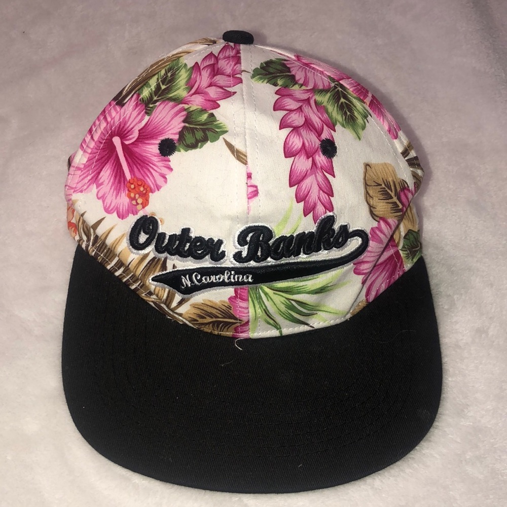 Outer Banks Floral Baseball Cap